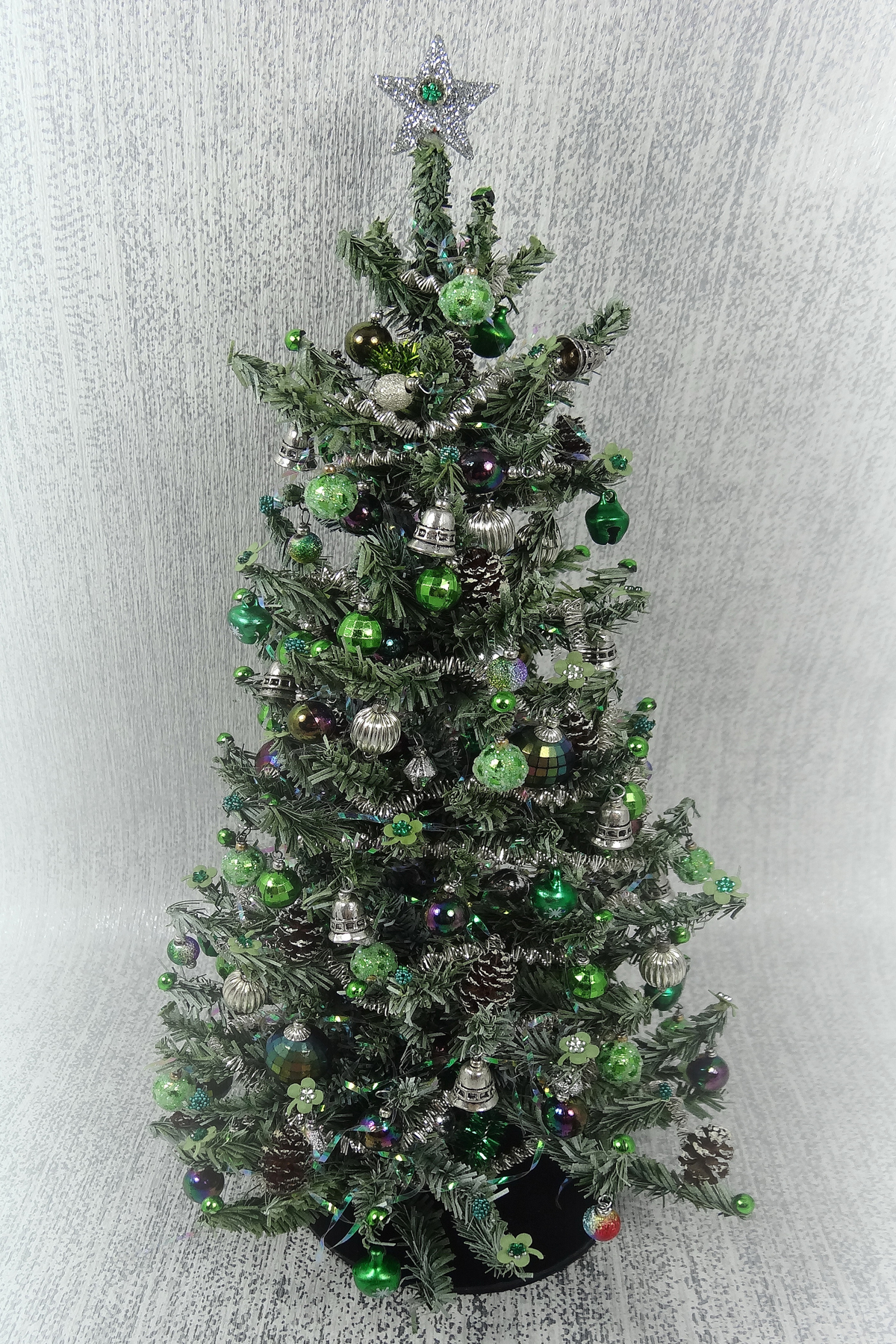 (image for) 9" Luxury Irish Themed Blue Spruce Christmas tree